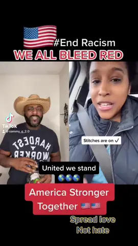 #end Racism WE ALL BLEED RED‼️‼️