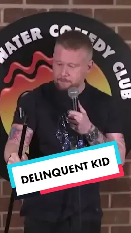 Delinquent kid 😂 #hotwatercomedy #standup #fyp #funny #paulsmithcomedy #uk #foryoupage #foryou #silly #hilarious