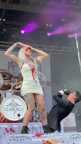 @🩸ICE NINE KILLS🩸 my view for my VERY FIRST EVER live ice nine kills concert 🥹 so surreal. ive been a fan ever since the predator becomes the prey album came out back in 2014 and i am OVER THE MOON about finally seeing them. i screamed my lil psycho heart out until i lost my voice. best day ever. #iceninekills#iceninekillsband#iceninekillslive#spencercharnas#welcometohorrorwood#thesilverscream#upheaval#upheavalfestival#upheavalfestival2023 @Upheaval Festival 