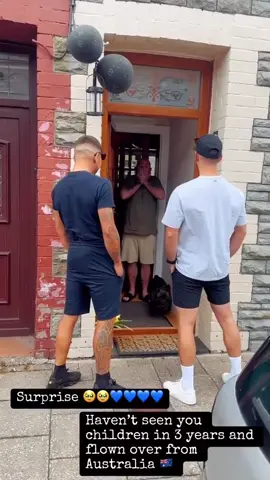 Sons srprise their dad who they haven’t been able to see in a few years. His reaction ❤️🥹😭 #viral #viralvid #viralvideo