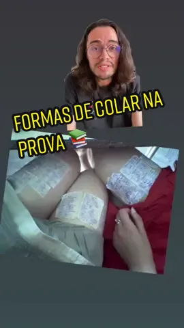 #Analisando Formas Criativas de Colar na Prova #escola #prova #cola #estudo #fypシ #humor 