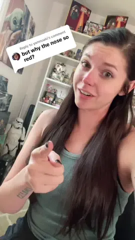 Replying to @yamnoaki my button nose is red cause I have rosacea! Hope that answers all the questions about it now. #rosacea 