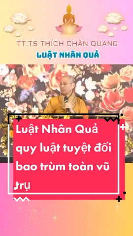 Luật NHÂN QUẢ quy luật tuyệt đối bao trùm toàn vũ trụ - TT.TS Thích Chân Quang Nam Mô Bổn Sư Thích Ca Mâu Ni Phật #tttsthichchanquang #phapquangsenhong #phatphapnhiemmau🙏🙏🙏 #audiophatgiao #radiophapquang 