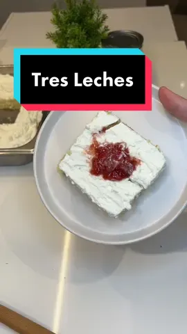 Making Tres Leches from @John Kanell  sorry for the last two reposts ive been super sick, will be back soon! #tresleches #cake #dessert #baking #recipereview #condensedmilk 
