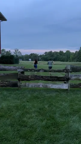 Almost broke the fence  @Dan Thurmon 