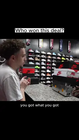 Who won this deal? #foryou  #sneakers  #sneakerhead  #trending  #ramitheicon  #viral  #yeezy  #jordan  #nike #fypシ゚viral