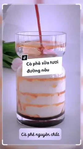 Nhanh chóng có ly cà phê sữa tươi đường nâu cho ngày mới năng lượng #caphehuongnguyen #huongnguyecoffee #arealcoffee #chill #latteart @Cà Phê Sạch Hương Nguyên 