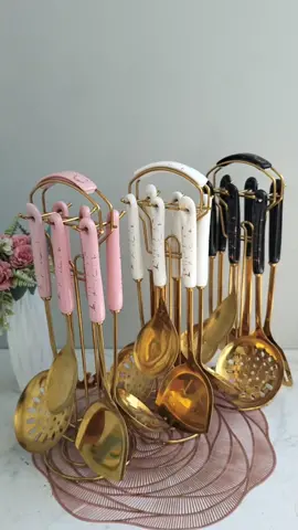 spatula set marbel😆😆😆 #spatulaset #spatulas #spatulasetviral #spatulasehat #marbel #stainlesssteel #spatulastainless #spatulagold #stainlesgold #elegant #marcendise #tiktokshopindonesia #tiktokshop #fiksfyp #fiksfyp🥰biarrame🥰 #pejuangonline #homeliving #hampers #avelineofficial #spatulagoldset 