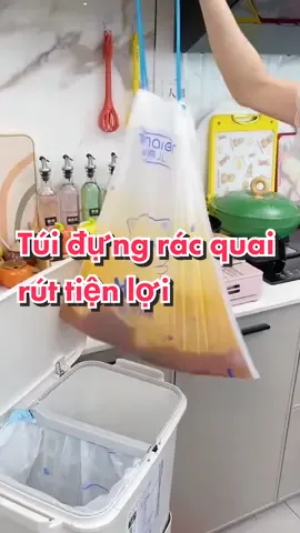 Túi đựng rác có dây rút tiện lợi #tuidungrac #tuidungraccoquairut #tuidungracminaier #giadungtienich 