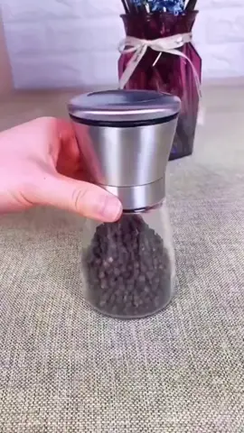 Lọ xay tiêu cầm tay inox tiện lợi #xaytieucamtay #xaytieuinox #hoacoi205 #ancungtiktok #tienichcuocsong #xuhuong 