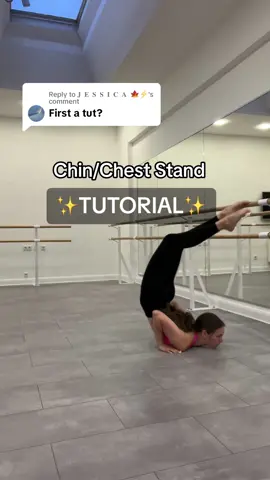Replying to @𝐉 𝐄 𝐒 𝐒 𝐈 𝐂 𝐀 🍁⚡️   CHIN/CHEST STAND 🔥 Try this Tutorial 🤍 dont forget to do a good warm-up 💪🏻 #cheststand #tutorials #backflexibility #trainertips #fypシ #fürdich #flexibilitytraining #