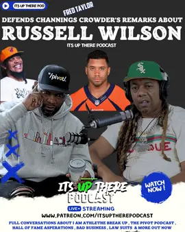 Fred Taylor Stands Firm: Defending Channing Crowder's Controversial Comments on Ciara, Future, and Russell Wilson  #fredtaylor #channingcrowder #russellwilson #ciara #future  Part 2 of #itsuptherepodcast feat fred taylor and big loon drops Wednesday on YouTube! #RussellWilson #Ciara #Future #WilsonFamily #WilsonCiara #WilsonLove #WilsonLegacy #CiaraRussell #CiaraWilson #FutureHndrxx #FutureMusic #FutureFans #WilsonNation #CiaraFans #LoveWins #PowerCouple #FamilyFirst #Goals #Inspiration #MusicMogul #athletelife  Fred Taylor supports Channing Crowder's controversial comments regarding Ciara, Future, and Russell Wilson. Join us as Fred fearlessly speaks his mind, shedding light on the complexities of the situation. Gain insights into their perspectives on relationships, co-parenting, and the impact of public scrutiny. This candid conversation challenges societal norms and explores the intersections of sports, entertainment, and personal lives. Tune in for a thought-provoking dialogue that delves into the blurred lines between public personas and private matters. Get ready to witness the power of free expression in this viral-worthy discussion! 🌟🔥 #FredTaylor #ChanningCrowder #controversialcomments 