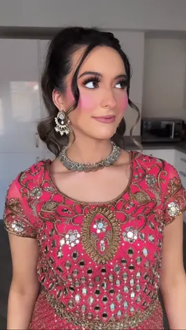 Barbie Inspired Glam 🩷🩷🩷                         #barbie #inspo #makeup #pakistani #asianglam 