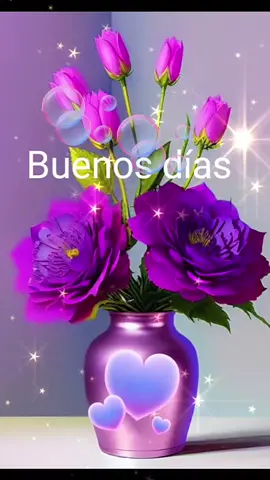 #buenosdiascafetazafloresenmoradoestrellasbombitas 