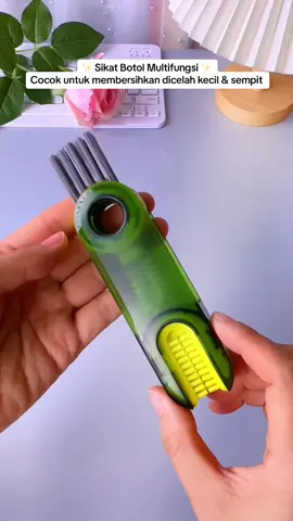 Sering kesusahan membersihkan botol anak bun ? Coba pakai sikat multifungsi ini aja #sikatbotol #sikatbotolmurah #sikatbotol3in1 #pembersihbotol 