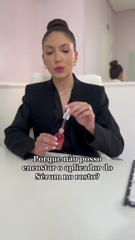 Na minha opnião não tem problema encostar! #serum #serumfacial #contagotas 