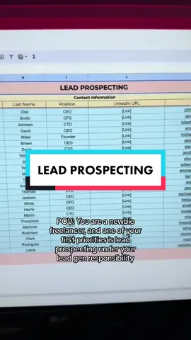 when you don’t want to use any paid tools 😅 #leadgeneration #leadgen #prospecting #leadprospecting #leadgenerationtask #leadgentracker #leadgenprospect #freelancer #freelancing #freelance #googlesheets #gsheets #leadgen #wfh #workfromhome #wfhfreelancer #virtualassistant #executiveassistant #brayarn 