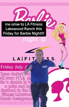 PINK NIGHT AT THE GYM THIS FRIDAY!!! DONT BE A BRAT🙅🏽‍♀️AND COME IN ALL YOUR BEST PINK GEAR🩷🩷🩷 #pinkfriday #barbie #barbiegirl #BarbieMovie #pink #lafitness #Fitness #grind #workout #GymTok #foryou #foryoupage #fyp 