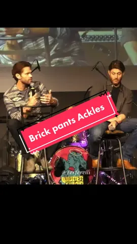 Brick pants Ackles #jensenackles #deanwinchester #jaredpadalecki #samwinchester #spn #spnfam #tiktok #spnfamily #supernatural #actor #entertainment #performer #men #Love #funny #brick #funnyvideos 