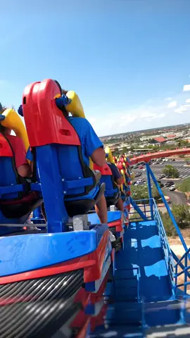 Superman sixflags #themepark #fyp #sixflags 