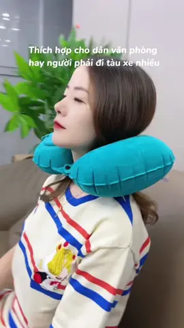 Gối chữ U tự bơm hơi #goichuutuaco #goitubomhoi #gốitựacổ #gốitựbơmhơi #tienich #dodungtienich 