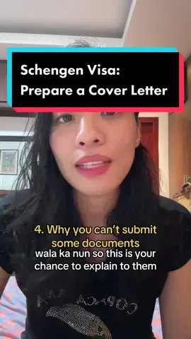 Cover letter for Schengen visa application in the Philippines: What is it for & how to write one! #schengenvisa #schengenvisaapplication #schengencoverletter #schengeninformation #schengenvisaservices #traveltips #traveltok #fyp 
