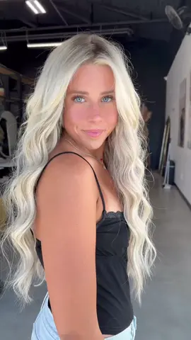 A blonde like this is a multiple step process but god damn is it worth it 🔥😍 #jzstyleshairextensions #blondehair #utahhair #haireducation #hairextensions #hairvideos #hairstylistsoftikitok 