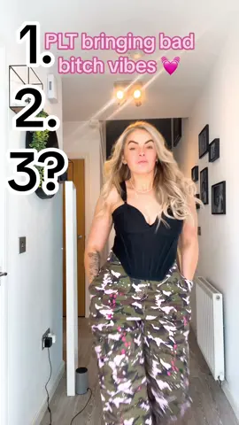 @prettylittlething  bringing the bad bitch vibes 💓 #prettylittlething #haul #help #outfits #cargos #bperfect 