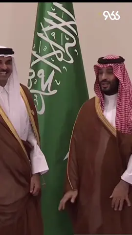 ولي العهد الامير #محمد_بن_سلمان يستفبل أمير #قطر #تميم_بن_حمد في #السعودية 🇸🇦🇶🇦 #saudiarabia #qatar 