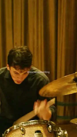 don't JUST be narrative focused, enjoy the sound and images of your story as well | whiplash by damien chazelle #filmmaking #filmschool #filmtok #cinematok #writing #screenwriting #fyp