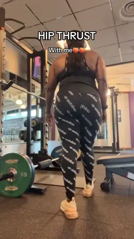 Hip thrust edition🫶🏾 my glutes 🔥🔥🔥 #hipthrust #gymsetup #hipthrusttutorial #hipthrustset #setup #gymsetup 