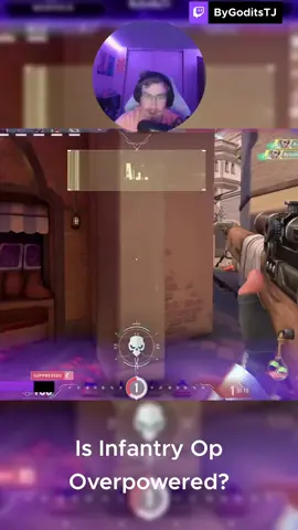Apparently the Infantry Operator is a laser…#twitch #Valorant #ace 