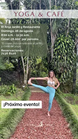 ✨YOGA Y CAFÉ✨ El próximo domingo 06 de agosto regresamos a las instalaciones de El Arca Verde a practicar yoga al aire libre 💕 Durante las prácticas en @elarcajardinyrestaurante, conectamos mucho con nuestros sentidos, disfrutando del entorno, los sonidos y las sensaciones 🌿🧘🏼‍♀️✨ La actividad se llevará a cabo de 8:00 a.m a 11:30 a.m. con el siguiente programa: • 8:00 a.m. Clase de yoga🧘🏼‍♀️ • 9:00 a.m. Desayuno 🍽 • 10:00 a.m. Caminata libre por el jardín🌿 🌻Costo: ₡6.000 (incluye la entrada al jardín y la clase de yoga) 🎈IMPORTANTE:  • El desayuno tiene costo adicional y dependerá de lo que cada persona consuma. • Cada participante debe llevar su mat de yoga y, de preferencia, aplicarse protector solar☀️ 🌿Luego de la actividad, los participantes pueden quedarse en el jardín, recorriendo sus terrazas, viveros, el campanario y la casita del árbol. ¡Hay mucho por hacer!💫🌿🧘🏼‍♀️🍽 ¿Te apuntas? Reservaciones: 7136-8126 #esyogaconmoni #yogaenespañol #yogaencostarica #costarica #brunch #yoga #domingo #heredia #agosto #jardinbotanico #jardin #yogacostarica #yogaycafe #cafe #desayuno #naturaleza #domingueando #airelibre #yogaalairelibre #yogareels #paseando #paseo #plandedomingo 