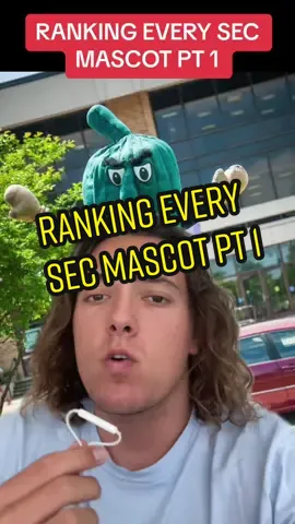 Ranking every SEC Mascot #greenscreen #fyp #foryou #college #sec #lsu #bama #collegelife #ivyleague 