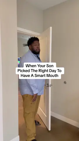 His timing was impeccable. 💀😂😂😂😂 #dad #son #fight #fyp 