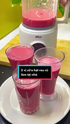 3 vị sữa hạt rau củ dễ làm tại nhà cho người mới bắt đầu #dailyvlog #nhaquynhdam #ancungtiktok #maysuahatgilux #gilux 