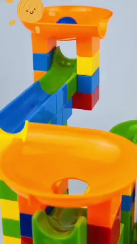 #Children's #versatile #slide block #assembly #tutorial, large ball #slide block #assembly #tutorial, #compatible with LEGO #boys and #girls' puzzle toys #puzzle toys #parent-child #slide block #large particle block #building block@babytoyworld @༄小囧࿐ @toys_007  @Fxn012  @Hananmaggistation  @sibagus ajah 