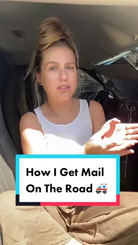 How we get mail living full time van life on the road #vanlife #vanlifecanada #vanlifequestions #roadlife #nomadicliving 