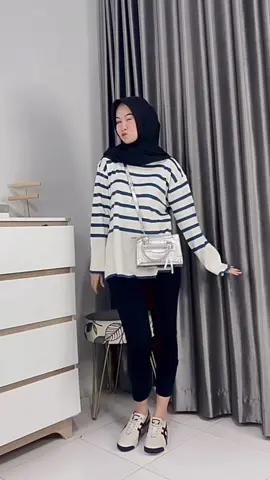 sesimple itu kan outfitnyA,semua ada dikrnjg🛒🛒#fyp #outfitsimple #sweaterstripe #nigo haru knit sweater #nigoknitoversize #outfitideas 