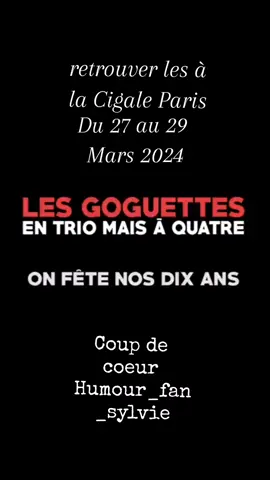 Je suis ultra fan Les Goguettes, en trio mais à quatre qui seront à @La Cigale Théâtre du 27 au 29 Mars 2024 . https://www.fnacspectacles.com/event/les-goguettes-en-trio-mais-a-quatre-la-cigale-17214712/. #chansons #humour #parodie #viralsongs #reelsong #drole #humourdujour #foryoupage #lesgoguettes #mistalgagnant #renaud 