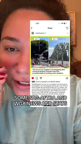 The WGA and SAG-AFTRA strike continues and here are some highlights from the past couple of day. #wga #sagaftra #wgastrike #sagaftrastrike #wgastrong #sagaftrastrong 