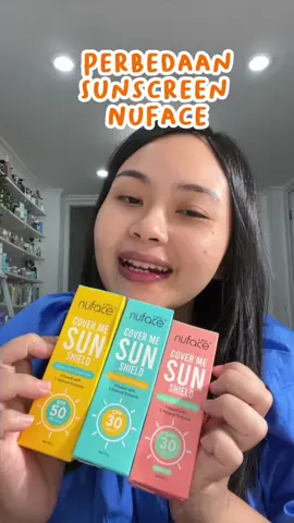 Perbedaan nuface sunscreen #nuface #sunshield 
