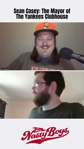 Sean Casey, New York Yankees Hype Coach! Check out the full episode on @The New Nasty Boys YouTube channel. #yankees #seancasey #themayor #hairgel 