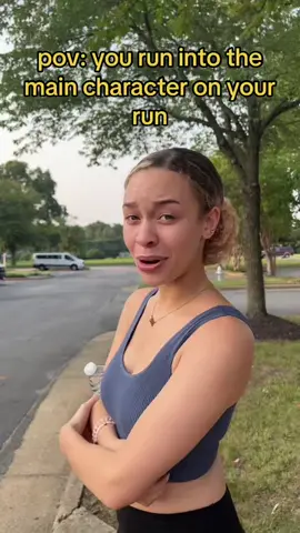pov: you run into the main character on your run #pov #maincharacter #kaylinpov