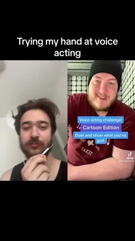 #duet with @Chris Greenfield wanted to try this out #voiceacting #acting #reel #cartoon #VA #juiceinaboxx #Duet 