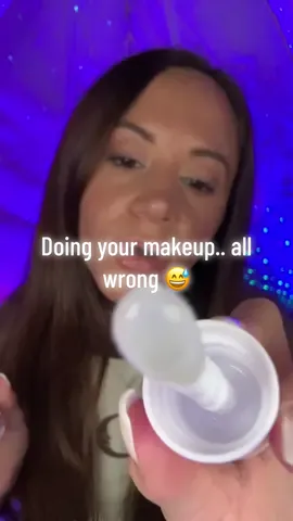 Looking a little off.. 🧐 #asmr #asmrsounds #asmrvideo #asmrmakeup #asmrroleplay #fyp 