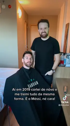 É o Messi né, cara! 😂 Créditos: @Seuelias 👊🏾 #atendimento #fade #messi10 #messi #barbeiro #seuelias 