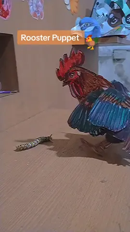 Volvió la Rara IucrisUwU con sus aves :v #puppetdragon #dragonpuppet #paperanimals #bird #dragonpuppets 