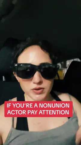 Repost/Share with a nonunion actor so they can protect themselves! This is getting very dangerous out here. It has to get better for all of us for it to get better for any of us. #actorsoftiktok #nonunionactor #actorslife #actoreducation #importantmessage #fyp #actorsstrike 