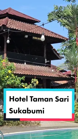 Kolam Renang Hotel Taman Sari Sukabumi #CapCut #swimmingpool #park #flower #green #holiday 